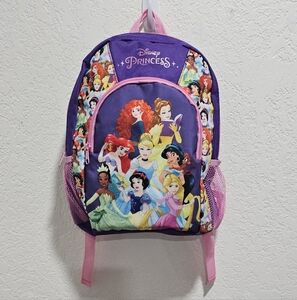 Disney Princess Purple Pink Backpack for Kids